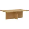 Decowood Table basse en bois de sapin marron clair 120x40cm