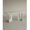 Decowood Table à manger en microciment 180x80cm