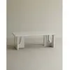 Decowood Table basse en microciment 120x50cm