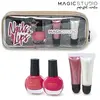 MAGIC STUDIO Trousse de maquillage - Colorful - Lèvres & ongles - 4 produits