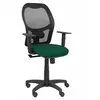 Piqueras Y Crespo Chaise de bureau P&C 6B10CRN avec accoudoirs vert foncé