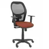 Piqueras Y Crespo Chaise de bureau P&C 3B10CRN avec accoudoirs brun clair 