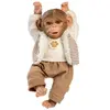 MuÑecas Guca Singe Reborn Avec Corps En Tissu Et Poids