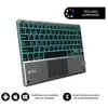 SUBBLIM Clavier sans fil compact par Bluetooth Touchpad Smart Blacklit/Gris