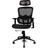 Chaise Gaming DRAIR200 Mesh Ergonomique Respirante Réglable Noir Blanc