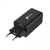 Chargeur mural Leotec Gan 2xUSB-C PD/USB 2.0 65W Noir