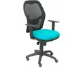 Piqueras y Crespo Jorquera Chaise en maille noire Assise Vert Bali