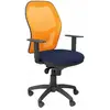 Piqueras y Crespo Jorquera Orange Mesh Chair Bali Assise Bleu Marine