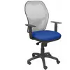 Piqueras y Crespo Chaise Jorquera gris maille bali bleu siège
