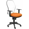 Piqueras y Crespo Jorquera Chaise en maille blanche Assise Bali Orange