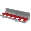 Scalextric Bordure De Clôture Droite 180 Mm
