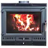 GENERIQUE Eider Biomasa Poêle à bois - modèle AURORA 70 VENT - 10,4 kW - jusqu'à 225 m³ - H.65 x l.43 x P.70 cm - Classe énergétique A