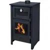 GENERIQUE Eider Biomasa Poêle à bois - modèle QUARTZ - 9,7 kW - juqsu'à 210 m³ - H.89 x l.47 x P.52 cm - Classe énergétique A