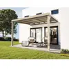 Pergola en bois adossée   modèle REIMS   400 x 400 cm