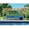 Maderland Pergola en bois autoportante - modèle VALENCIA - 600 x 300 cm