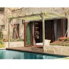 Maderland Pergola en bois adossée - modèle NARBONNE - 420 x 420 cm