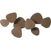 Applique murale 8 écrans triac dimmable en chêne naturel 115x60cm Tria - Bover