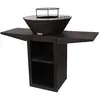 Barbecue avec plaque ronde, grill et support EFP57B