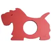 Tapis flottant Leisis en forme de chien rouge