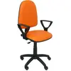 piqueras-y-crespo Piqueras y Crespo Chaise Ayna en similicuir avec accoudoirs orange