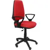 Piqueras y Crespo Elche CP Bali Chaise de Bureau Bras Fixes Roues Parquet Rouge