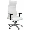 Piqueras y Crespo Albacete Fauteuil en Simili Cuir Blanc