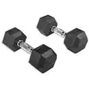 Haltéres hexagonaux O'Live (2 piéces) 7 kg
