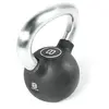 Kettlebell en caoutchouc O'LIVE 28 kg noir gris