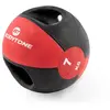 Médecine ball avec grip Bodytone 7 kg noir rouge