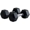Bodytone Haltère Hexagonale Rubber 7.5kg 2 Unités