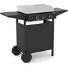 Forge Adour - Chariot fermé pour plancha Origin 60 Acier noir