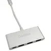 CoolBox ALU3-C-PD - Concentrateur (hub) - 3 x SuperSpeed USB 3.0 - de bureau