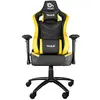 Chaise de jeu Talius Vulture noir/jaune