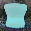Newgarden Corfu Tabouret solaire à LED, 37 cm, batterie, télécommande