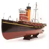 Maquette De Bateau En Bois : Remorqueur Hercules-Occre