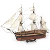 Maquette bateau en bois - OC CRE - HMS Erebus - Echelle 1/75 - 68,4 x 19,5 x 50,4 cm