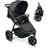 Poussette 3 roues Mobiclinic 22 kg Tout-terrain Tout-terrain Poche arrière Style sportif Pliage d'une seule main Panier xxl Agnes