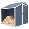 Abri de Jardin Résine Gardiun Sylvana A 3,92 m² 204x192x204 cm avec Ra...