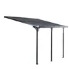 Pergola Gardiun Elliot - 11 m² 435x254x220/260 cm Aluminium et Polycar...