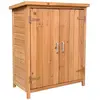 Armoire de Jardin Rangement Gardiun Abby 40x75x90 cm en Bois