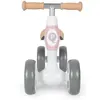 Porteur Qplay Hopps 4 Roues 50x23x40 Cm Rose - Devessport - Siège Rembourré - Roues En Caoutchouc