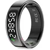 Bague connectée Prixton Orbyt Touch en acier inoxydable avec écran tac...