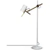 Marset SCANTLING-Lampe de lecture Bois H136cm Blanc