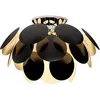 MARSET Discocó plafonnier Ø 68 cm noir/doré