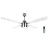 Orbegozo Plafond Inox Avec Lumière Et Ventilateur Avec Télécommande