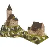 Aedes Maquette en céramique - Diorama : Grand et petit refuges