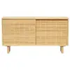 Naan Furniture Buffet en bois de pin massif naturel 120 x 65 x 35 cm CALA
