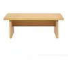 Naan Furniture Table basse rectangulaire en bois massif naturel 100 x 35 x 60 cm BINIBECA