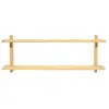 Naan Furniture Etagère murale double en bois de pin naturel 120 cm