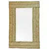 NATYAL Miroir rectangulaire en fibres naturelles 52 x 62 cm
